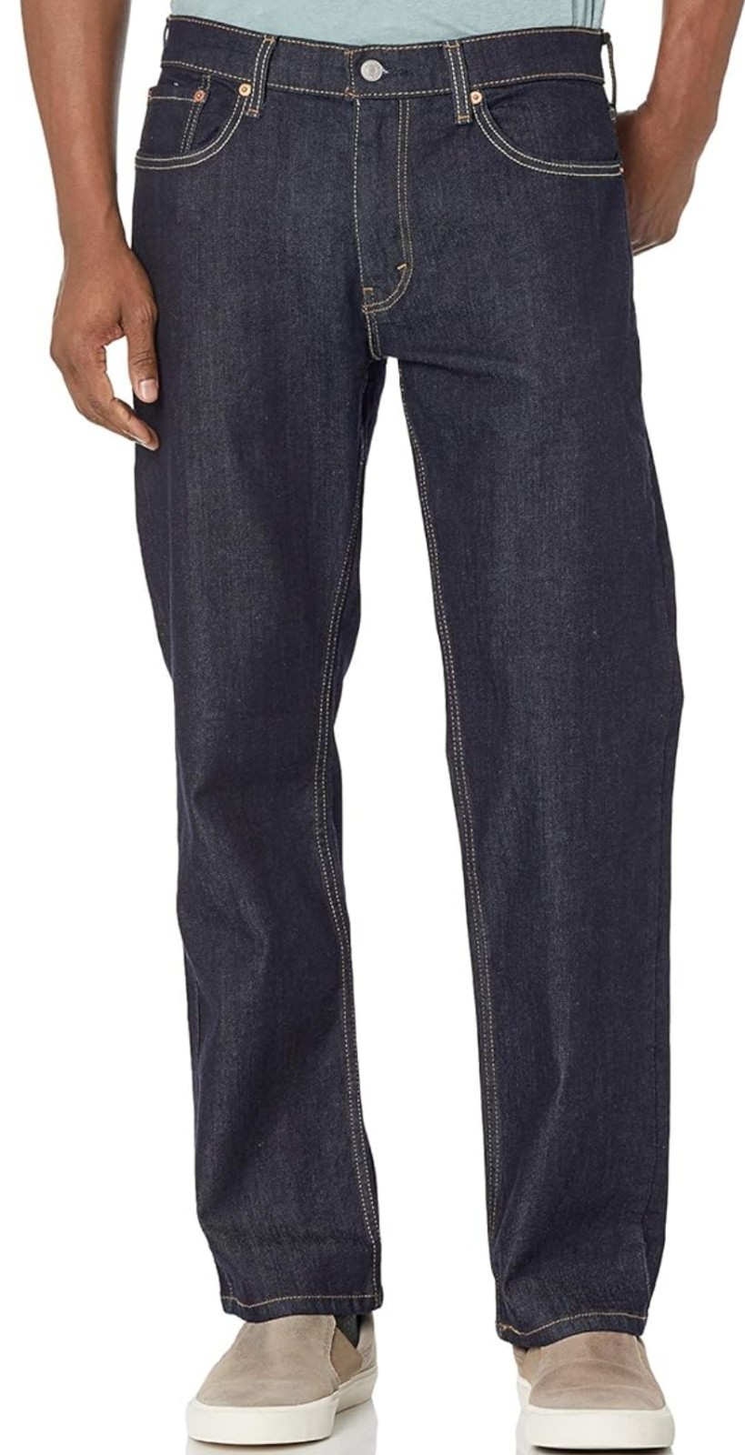 Levi’s Men’s 559 Relaxed Straight Jeans 36×32 Cleaner – Dark Indigo