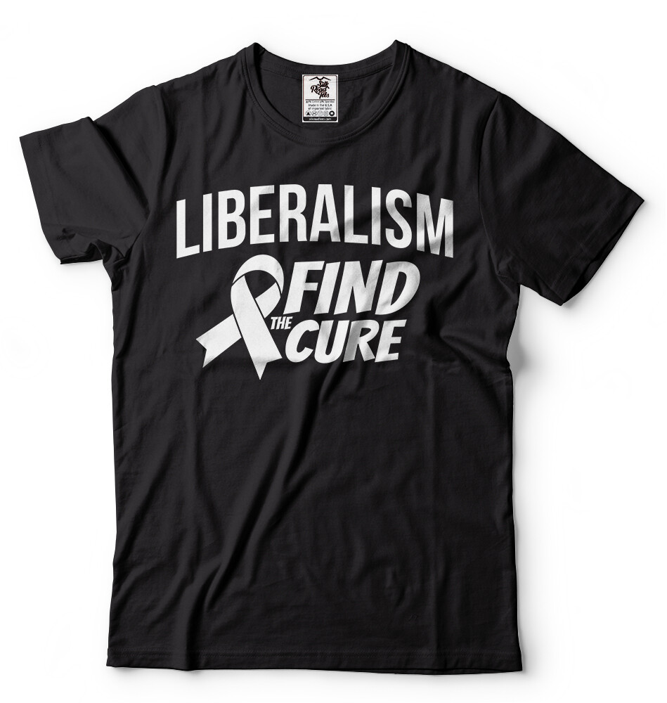 Liberalism Find the Cure Trump re-election 2024 T-shirt Donald Trump President