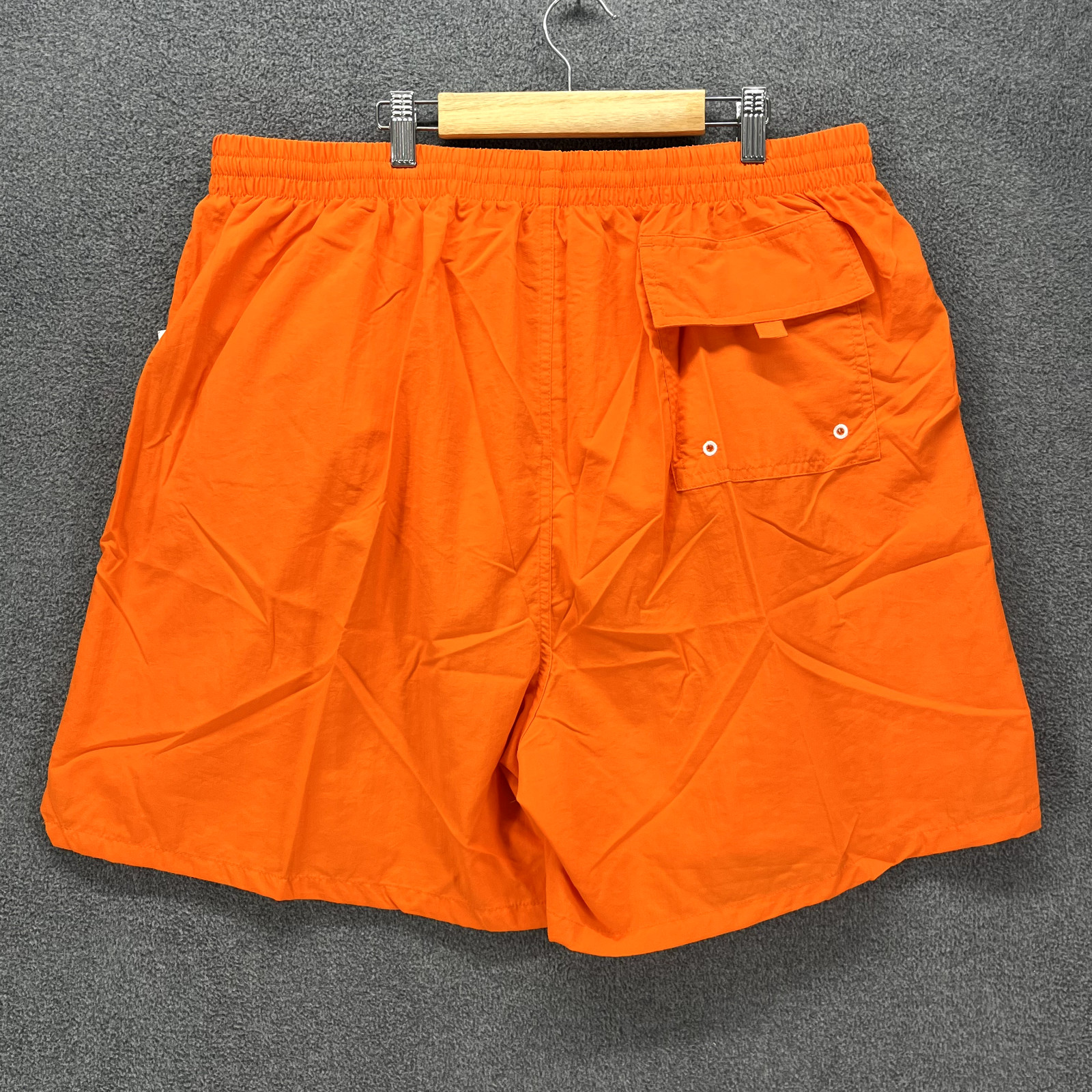 The Finals Shorts Mens 3XL Orange Trunk Deck with Back Pocket Swimwear