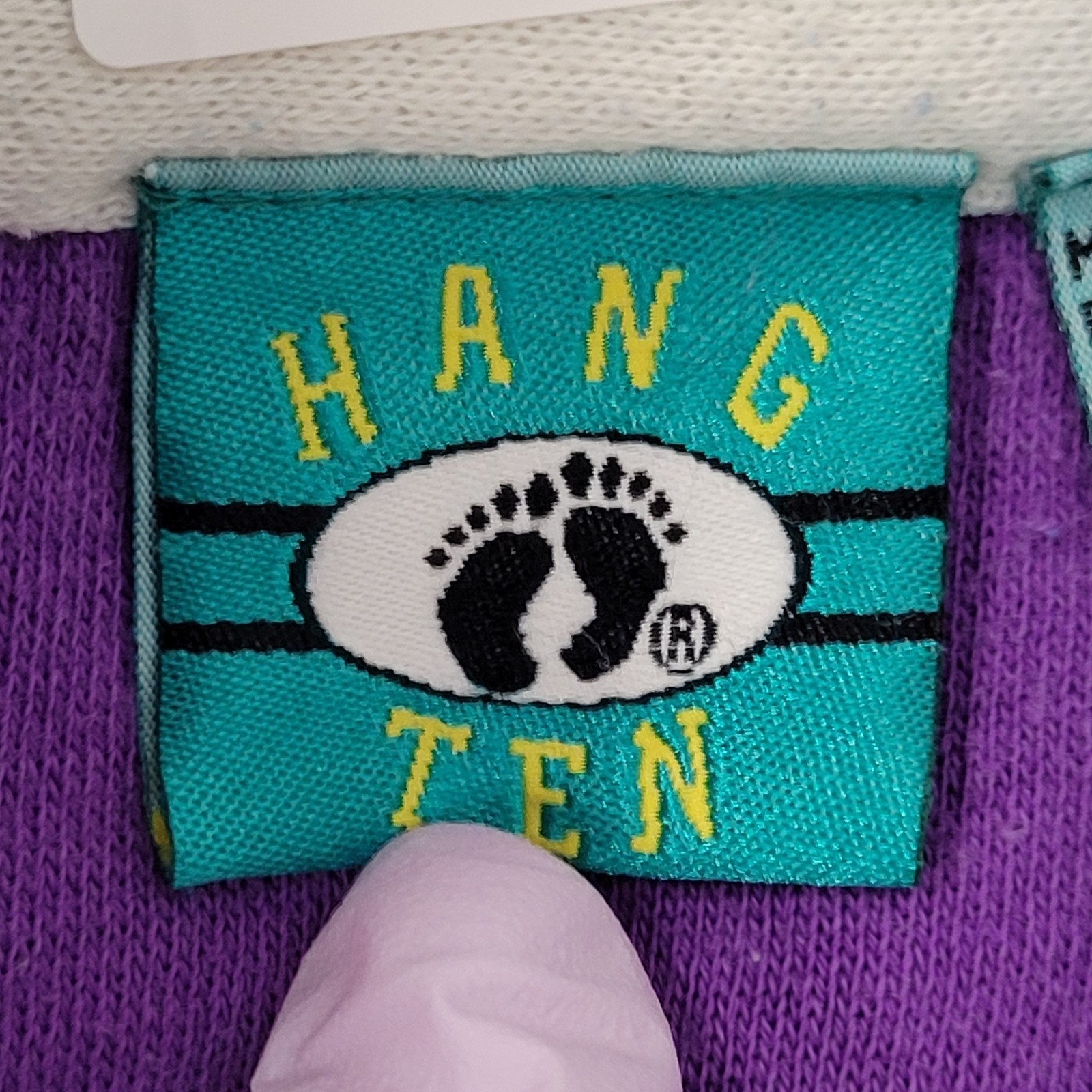 Vintage 90s MOD Hang-Ten Sweater Womens Large 20×22 Blue