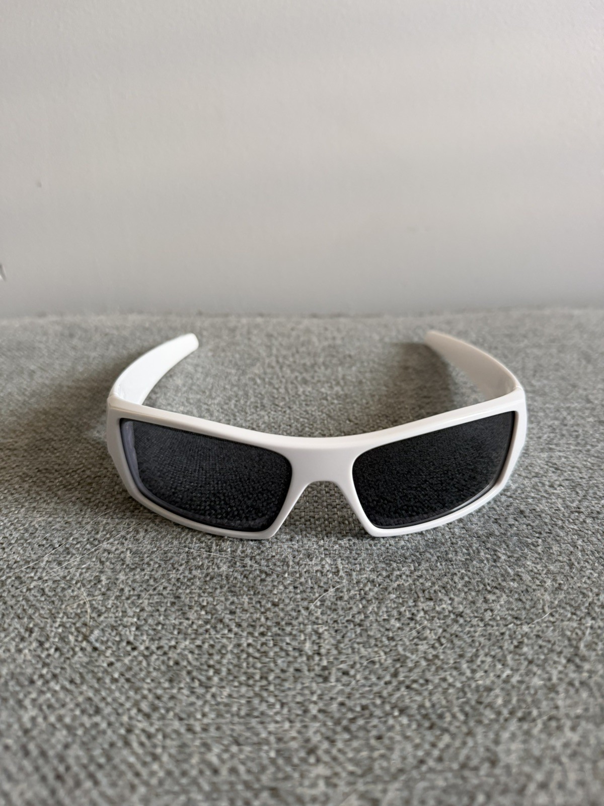 Y2K Oakley Gascan White Sunglasses Made In USA