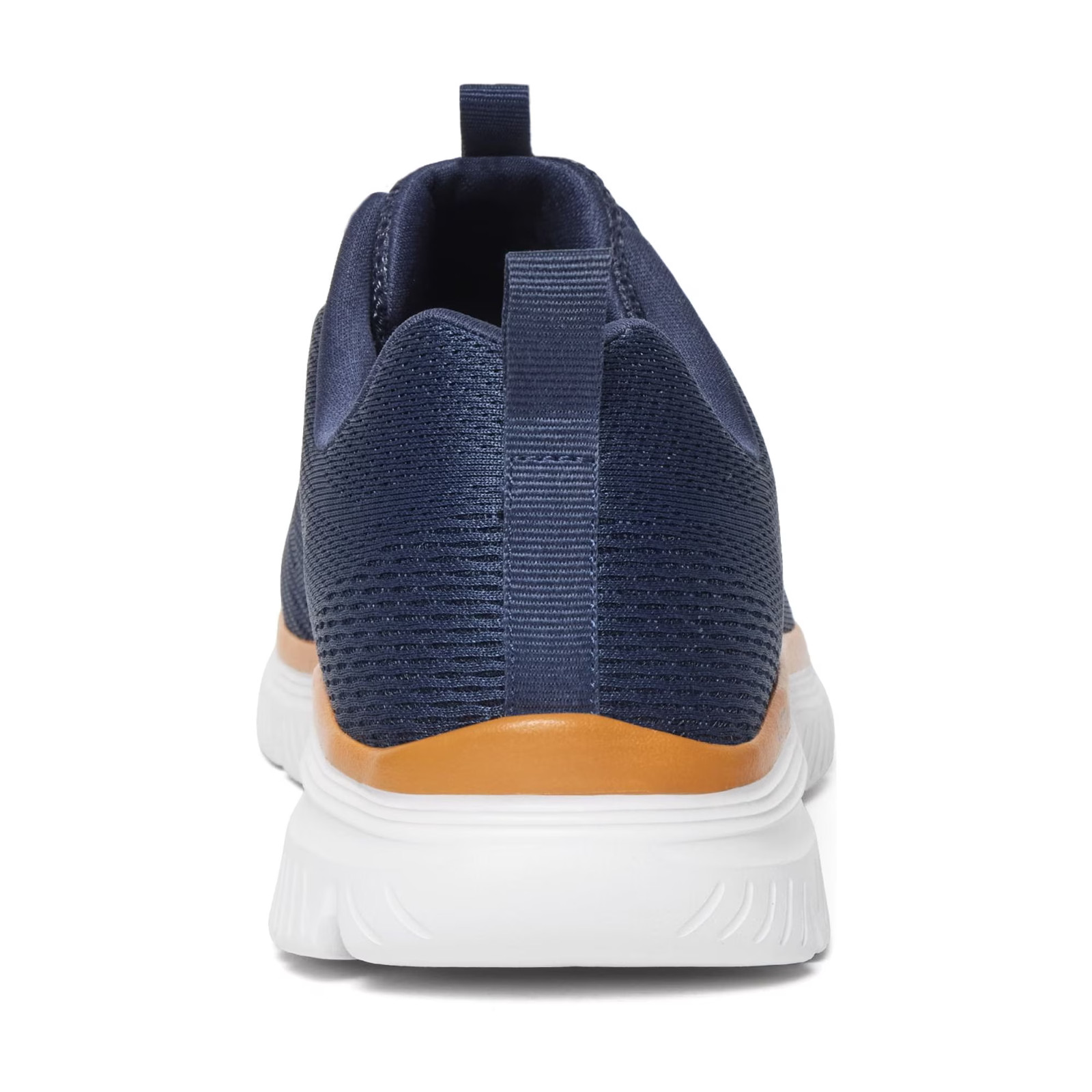 Skechers Men’s Burns 2.0 Slip-On Athletic Shoe Gray/Orange WIDE – Freeshipping