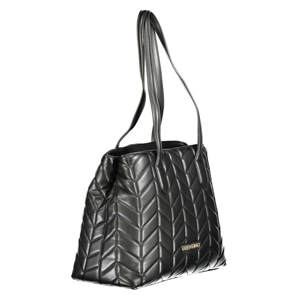 Mario Valentino Nero Polyurethane Women’s Bag 100% Authentic – VA-36141