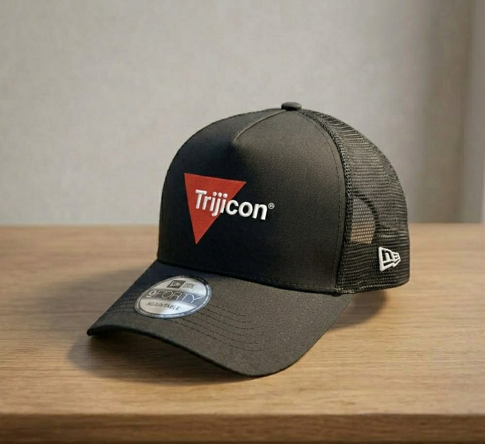 Trijicon Embroidered Trucker Hat 9FORTY Style Mesh Back Cap One Size Black