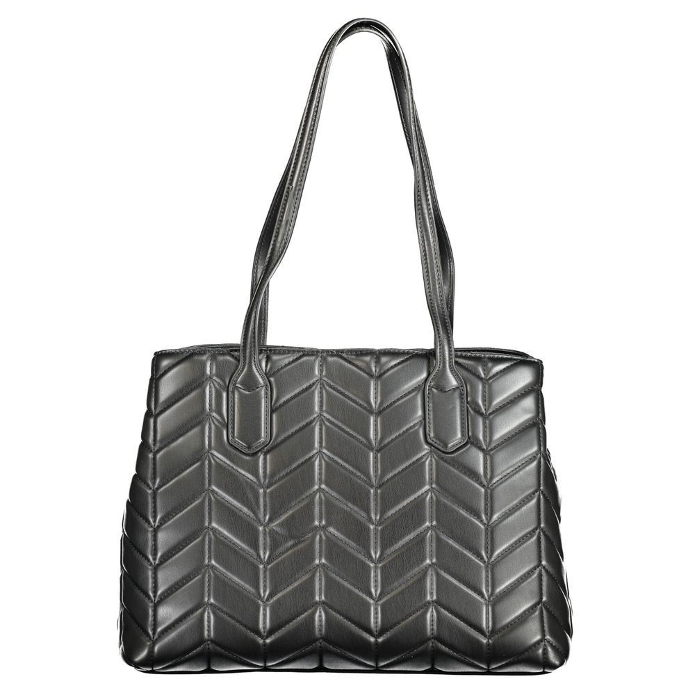 Mario Valentino Nero Polyurethane Women’s Bag 100% Authentic – VA-36141