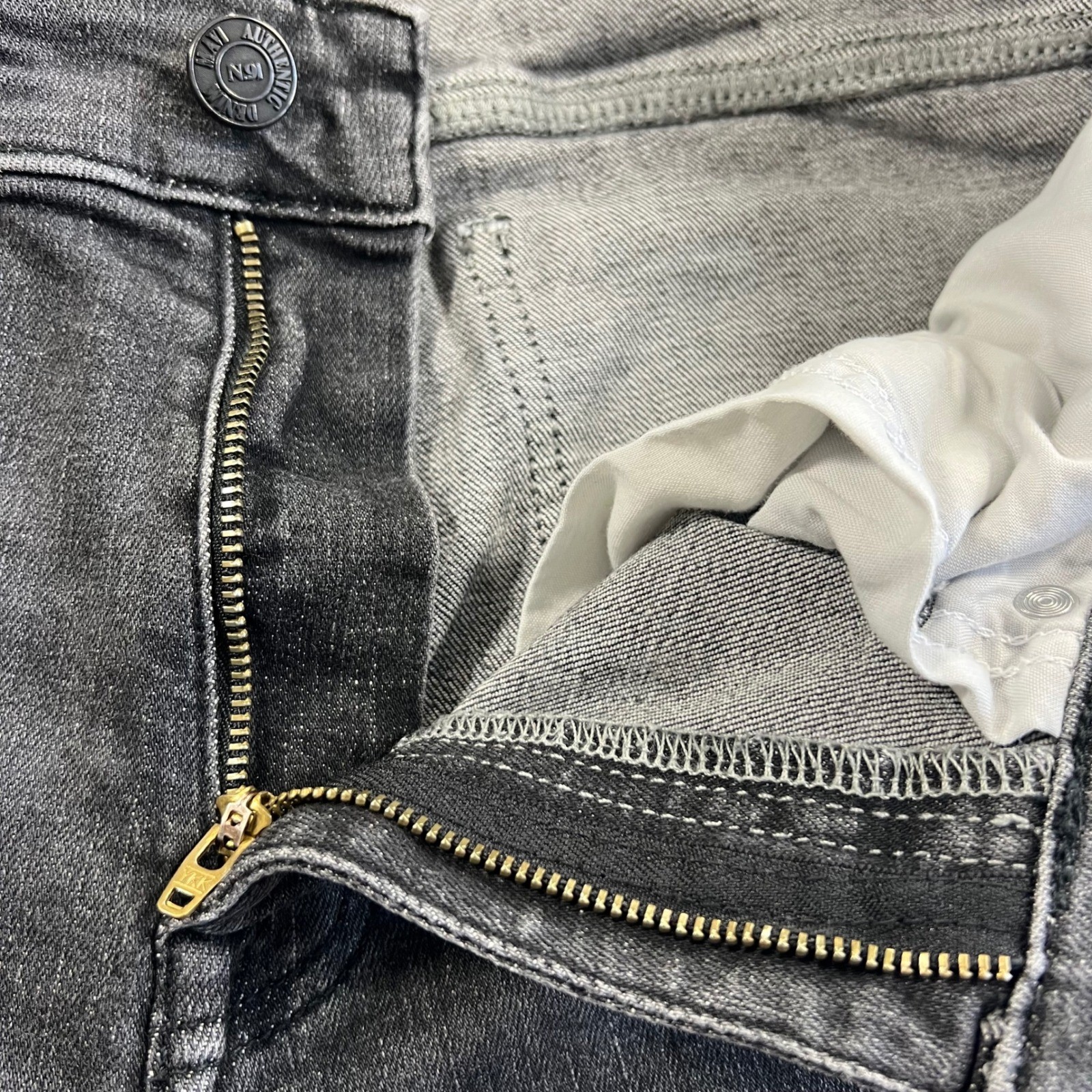 MAVI Marcus Slim Straight Leg Jeans Mens 31×32 Dark Gray Excellent Stretch Denim