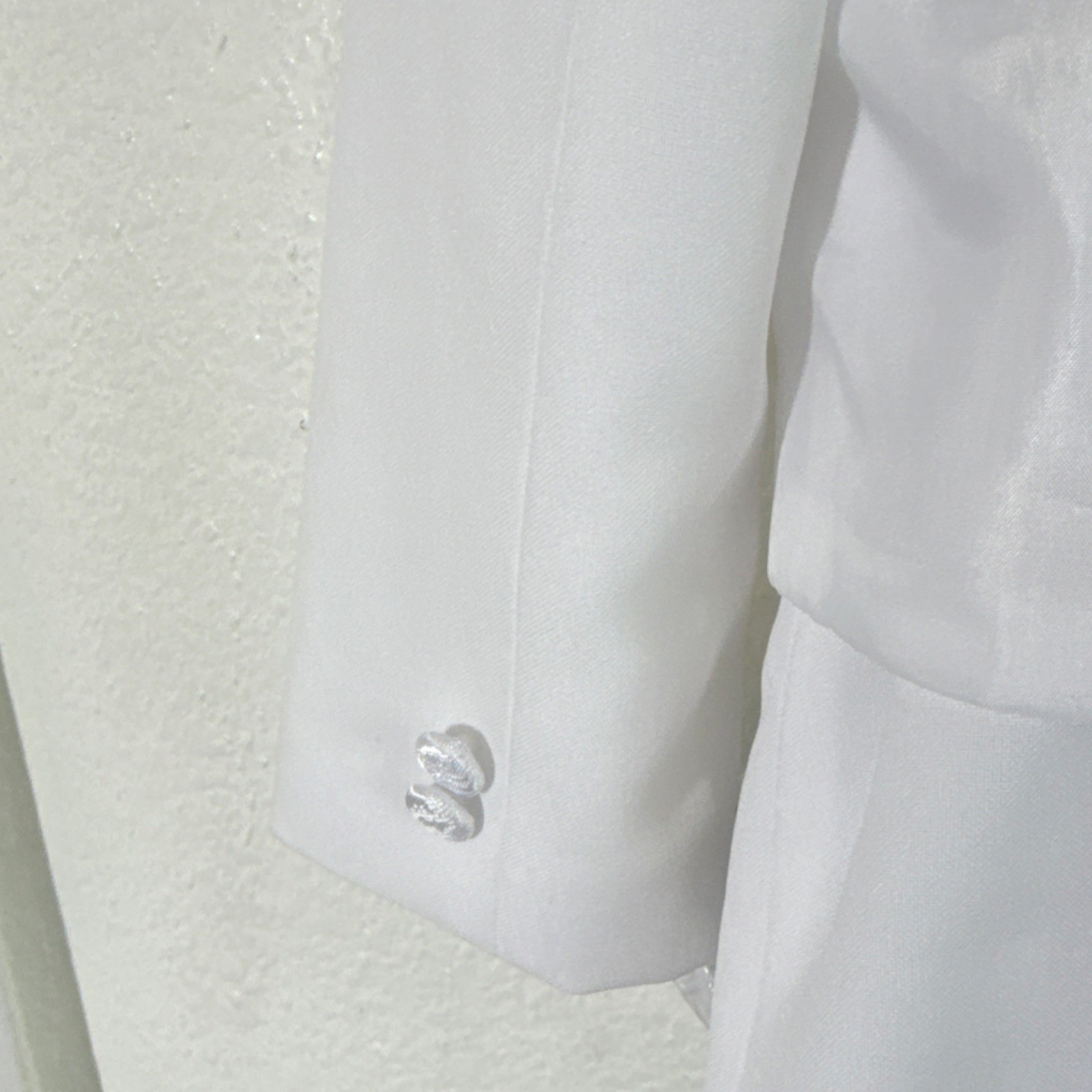 Raphael Collection Boys White Suit 5 piece Set w/ Vest & Pants 2T Polyester