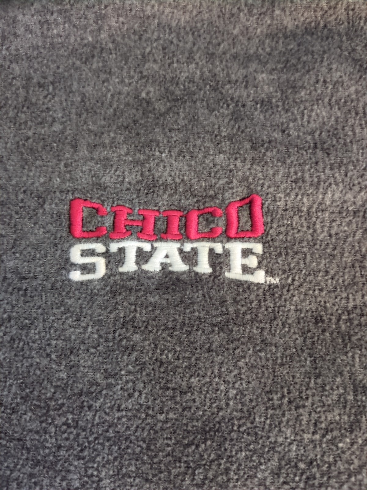 MV Sport Fleece Chico State 1/4 Zip Pullover Gray Long Sleeve Men’s XL