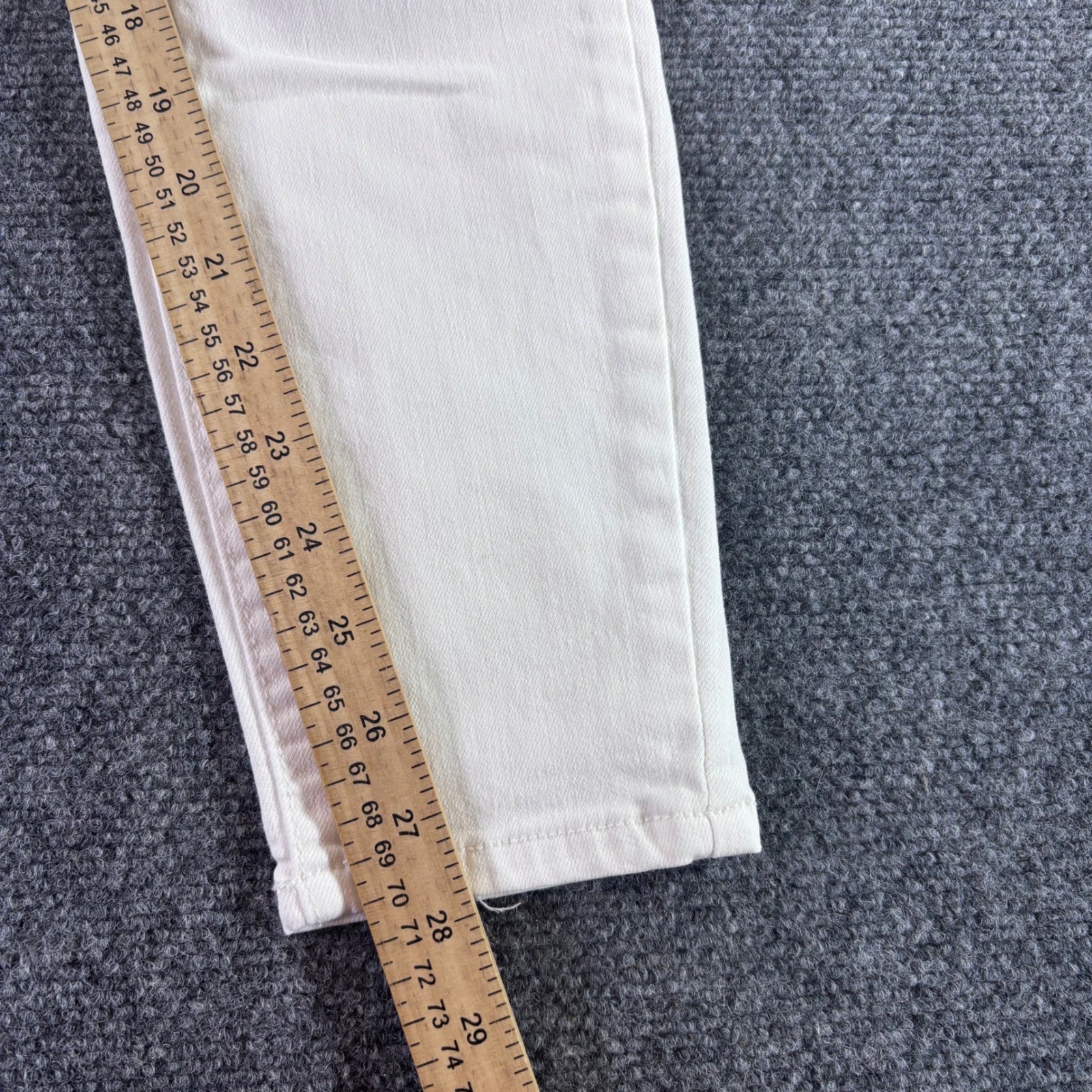 Judy Blue Skinny Jeans Womens 13/31 White Distressed Ripped High Rise