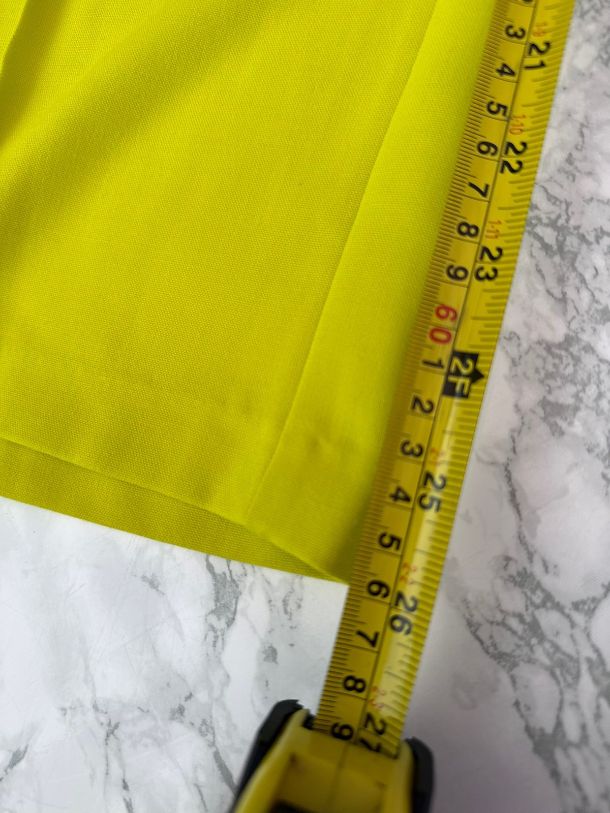 Marks & Spencer Trousers Size 16 Short Yellow Green Wide Leg