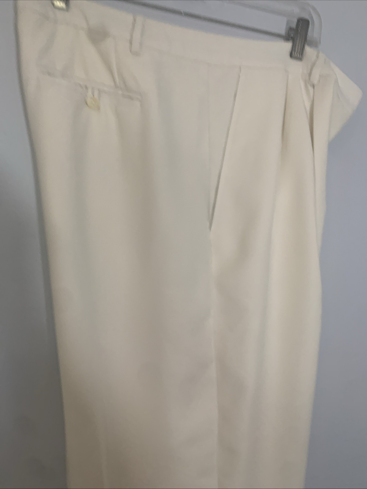 LRL Black Label Wide Leg Trouser Pants Women Size 16 Winter Cream Inseam 29.5 in