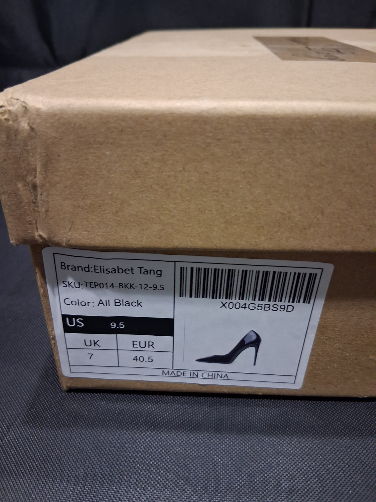 Elisabet Tang Pointed Toe Patent Leather 12cm/4.7 Inch Stiletto Heels, All Black
