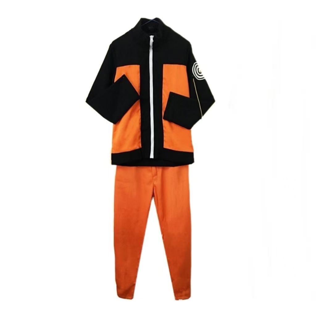 Anime Naruto Uzumaki Cosplay Costume Complete Outfit