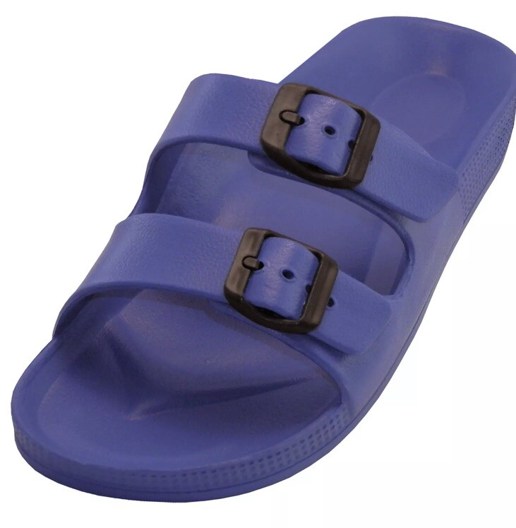 New Men’s Summer EVA Rubber Lightweight Double Slide Flat Beach Sandal Slipper