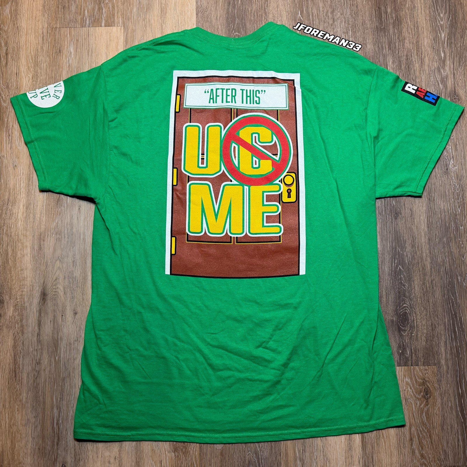 WWE Authentic John Cena Boston Massachusetts Celtics Shirt 2025 Farewell Tour