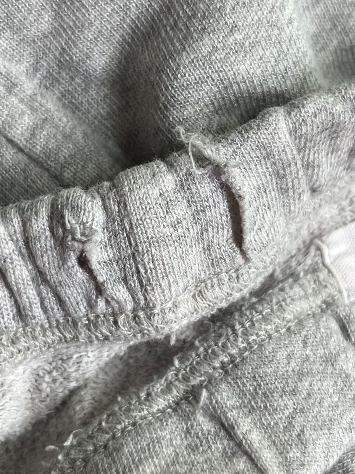 PERFECT WHITE TEE Light Gray Heather JOHNNY SWEATPANTS JOGGERS PANTS Made/Usa XS
