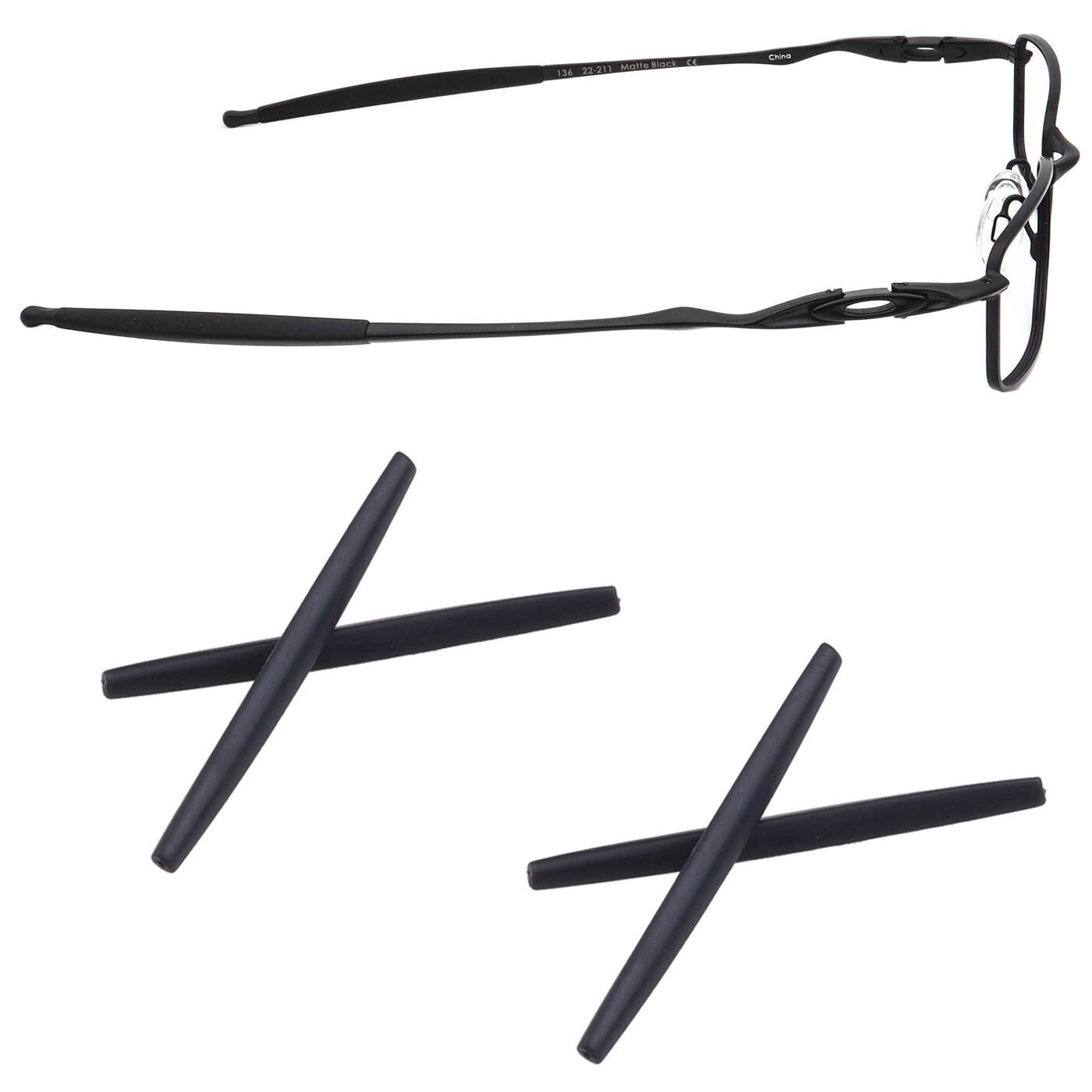 Replacement Rubber Kit EarSocks for Oakley Outer Foil OX3246 Eyeglass Ear Socks
