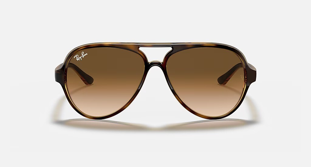 Ray-Ban Cats 5000 Classic Polished Light Havana Frame/Light Brown Gradient Lens