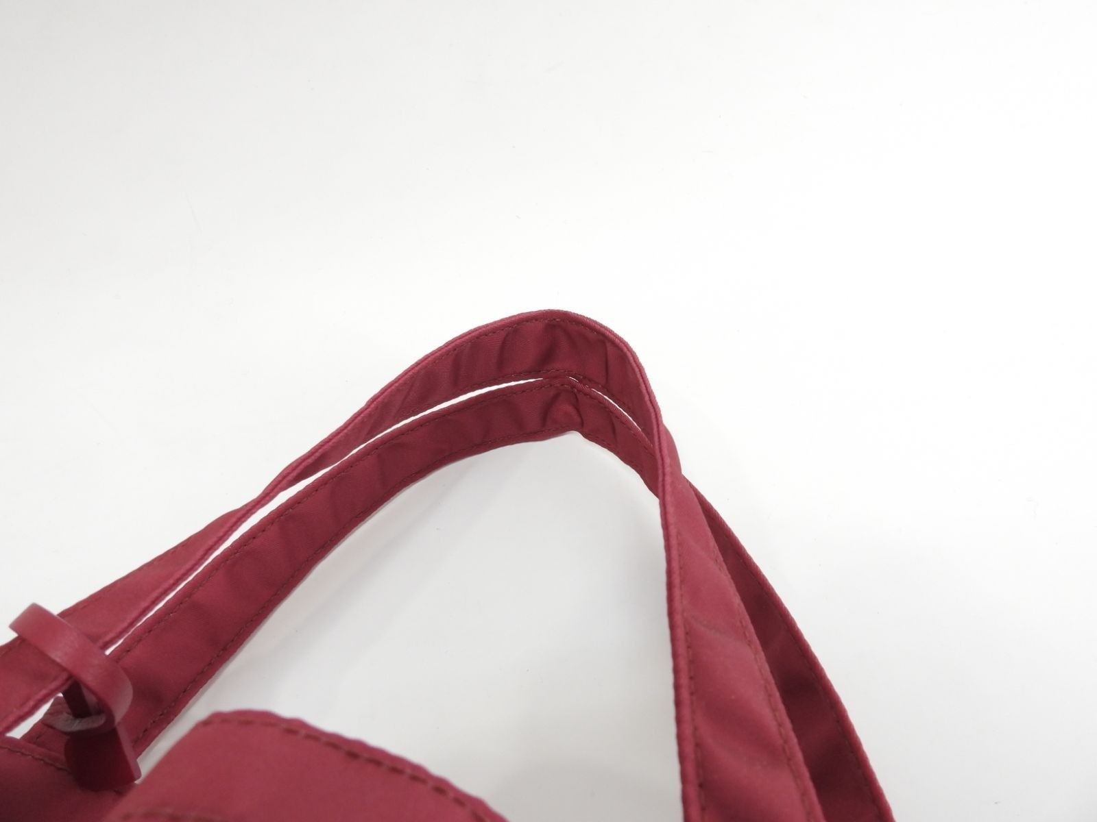 Delvaux Eco Bag Kangaroo Bordeaux Folding Handbag 15.7*15.7*4.7 inch