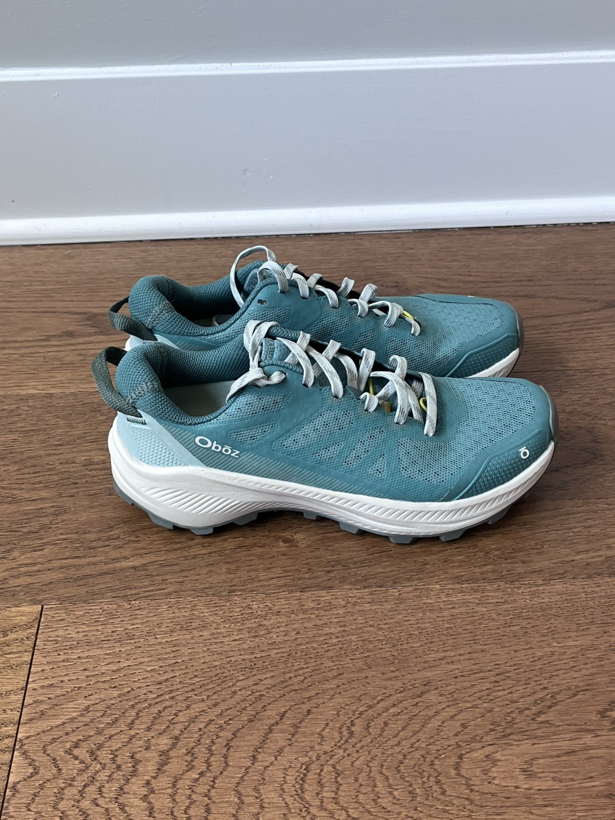 Oboz Katabatic Lace Up Outdoor Hiking Shoes NEW Size 7 Blue Teal