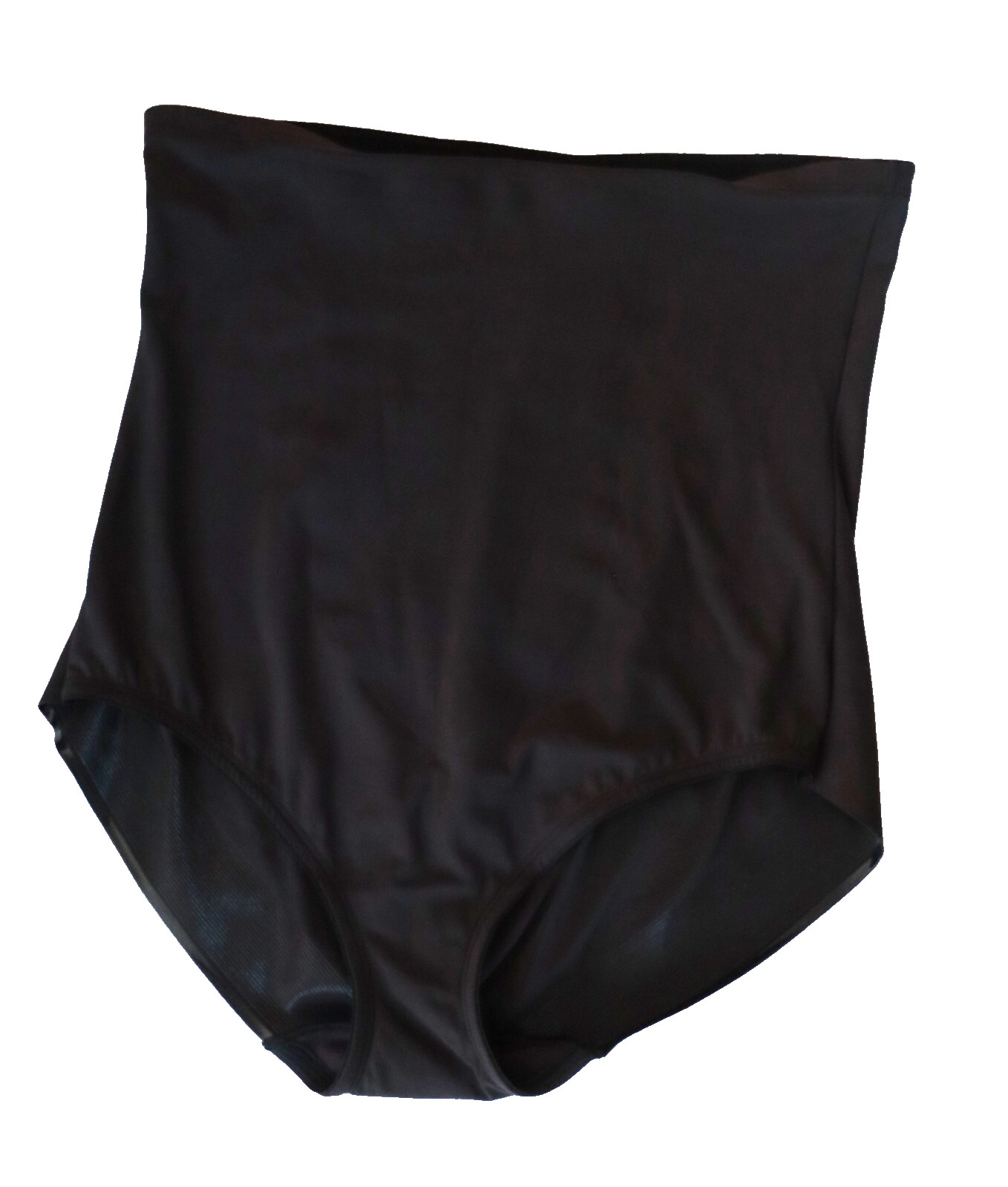 TC Fine Intimates Black Tummy Smooth Control Womens Plus Size 4X Hi-Waist Brief