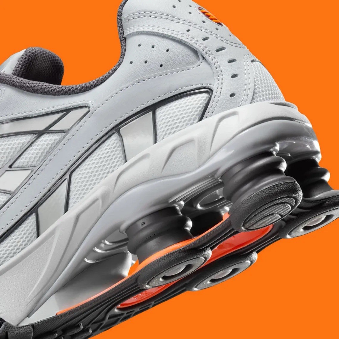 Nike Shox Ride 2 Photon Dust Grey Orange Running Sneakers IO4296-004 Men’s Sizes