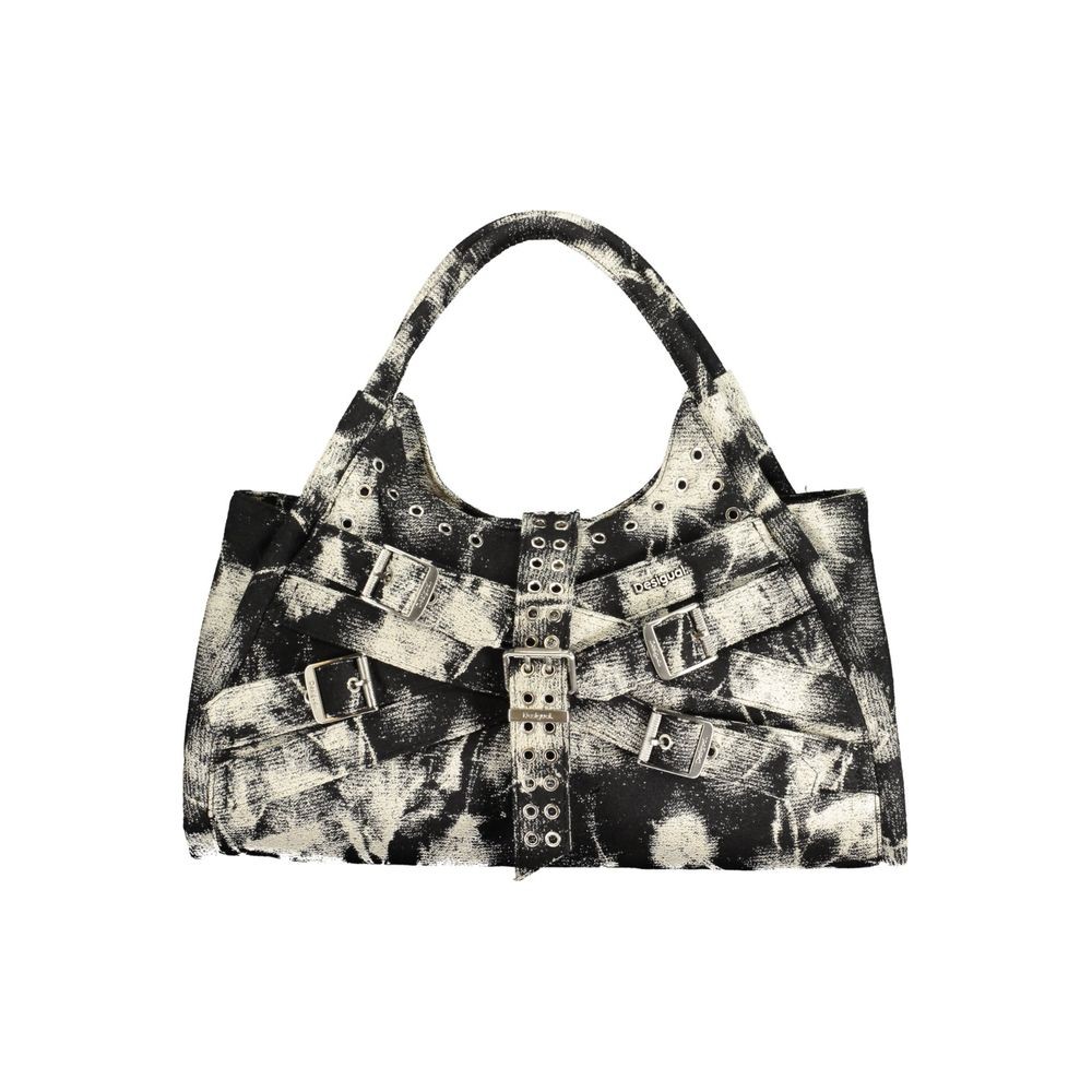 Desigual Nero Polyester Women’s Handbag 100% Authentic