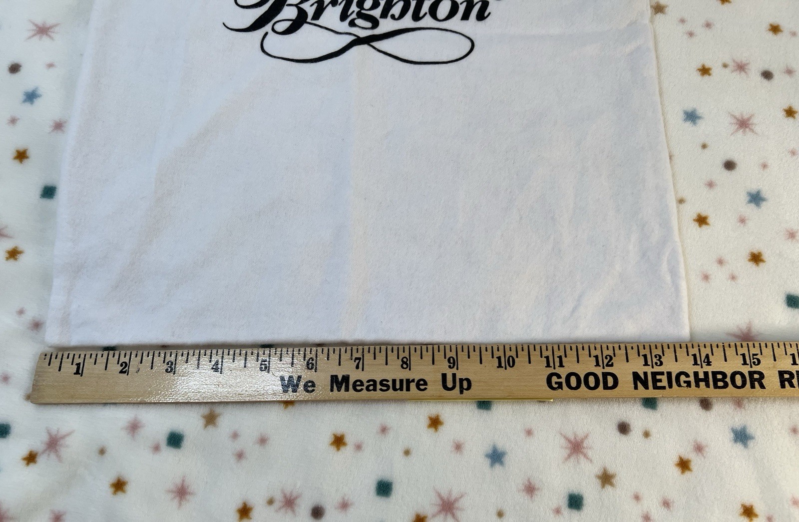 Brighton Purse 100% Cotton White Drawstring Dust Cover, Storage 14″ x 16 1/4″