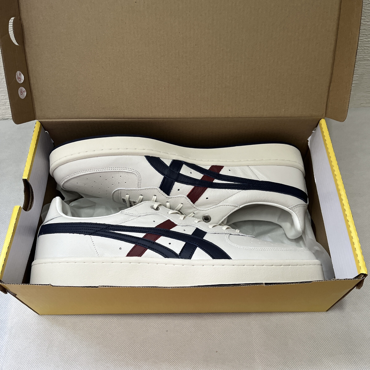Onitsuka Tiger GSM SD 1183A803 100 Cream Peacoat Men Shoes US7.5-14