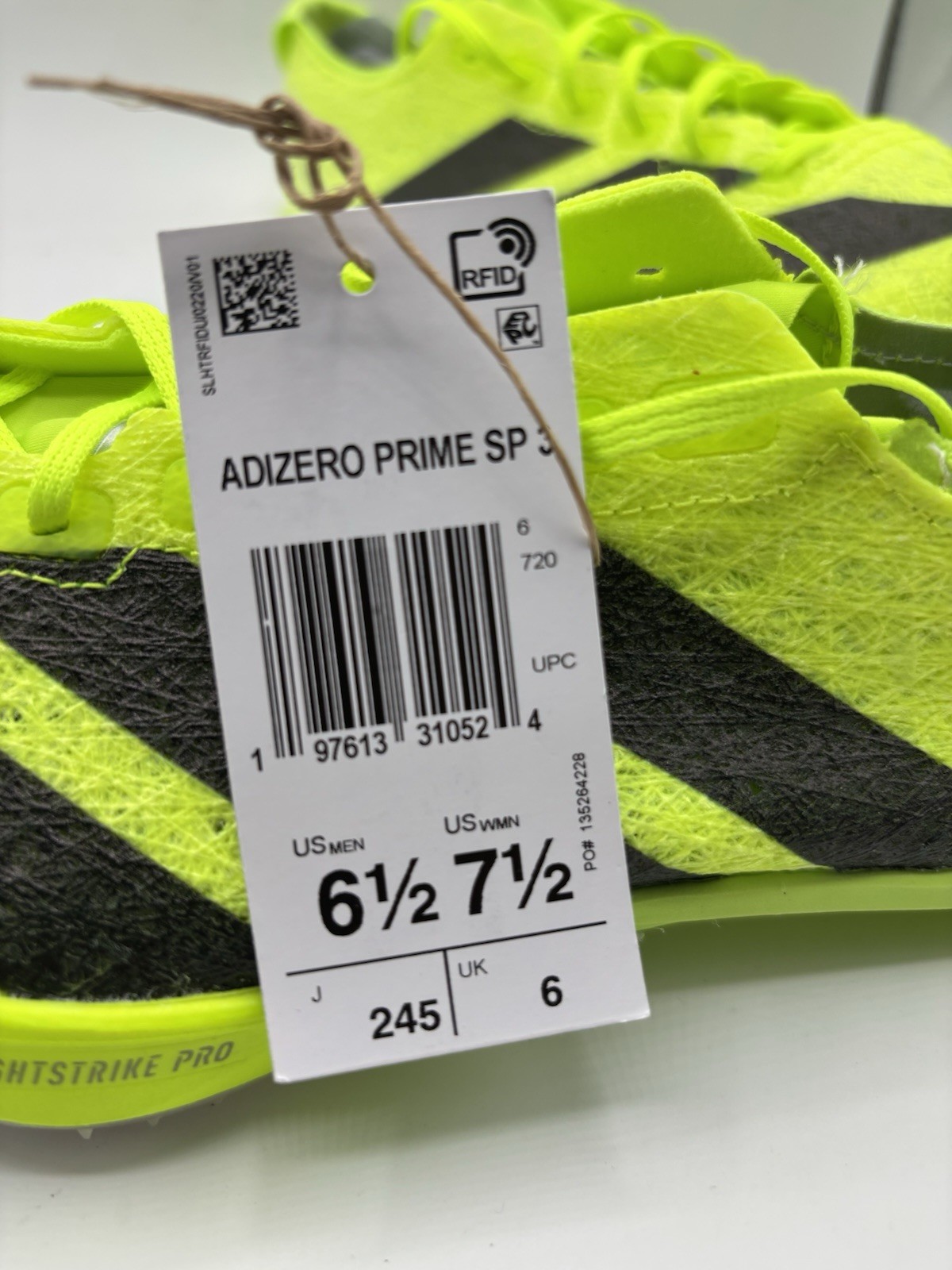Adidas Adizero Prime SP3 Strung Track Spikes IH5800 Size 6.5