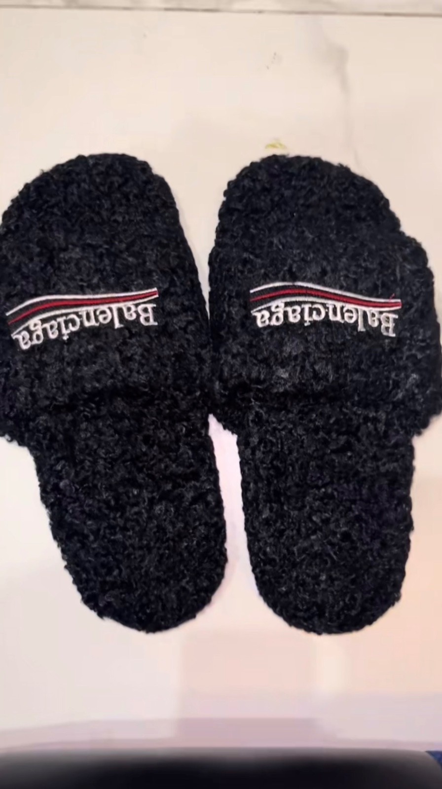 balenciaga fur slides men 10