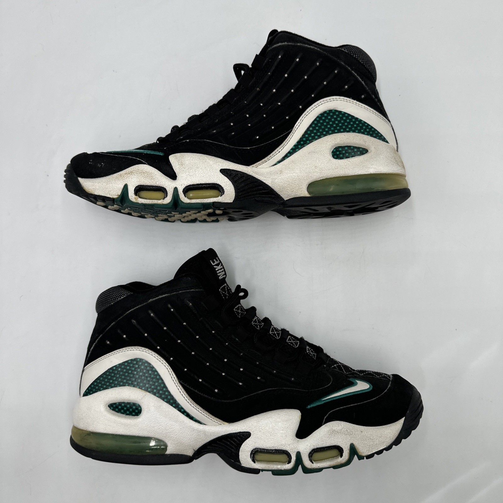 Nike Air Griffey Max 2 442171-001 Black Green Men’s 9.5 Shoes Fresh Water