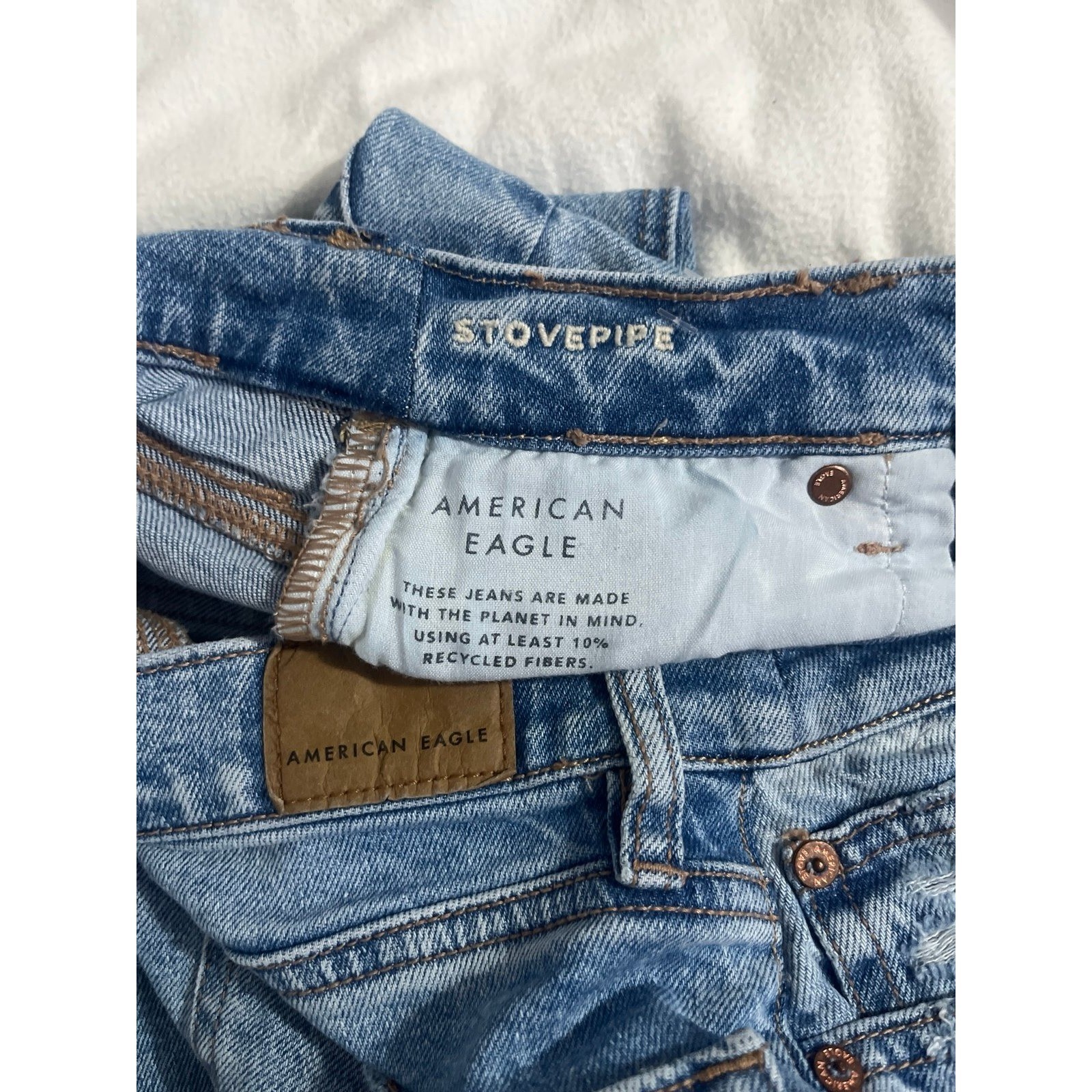 American Eagle Outfitters Strigid High-Waisted Stovepipe Jean