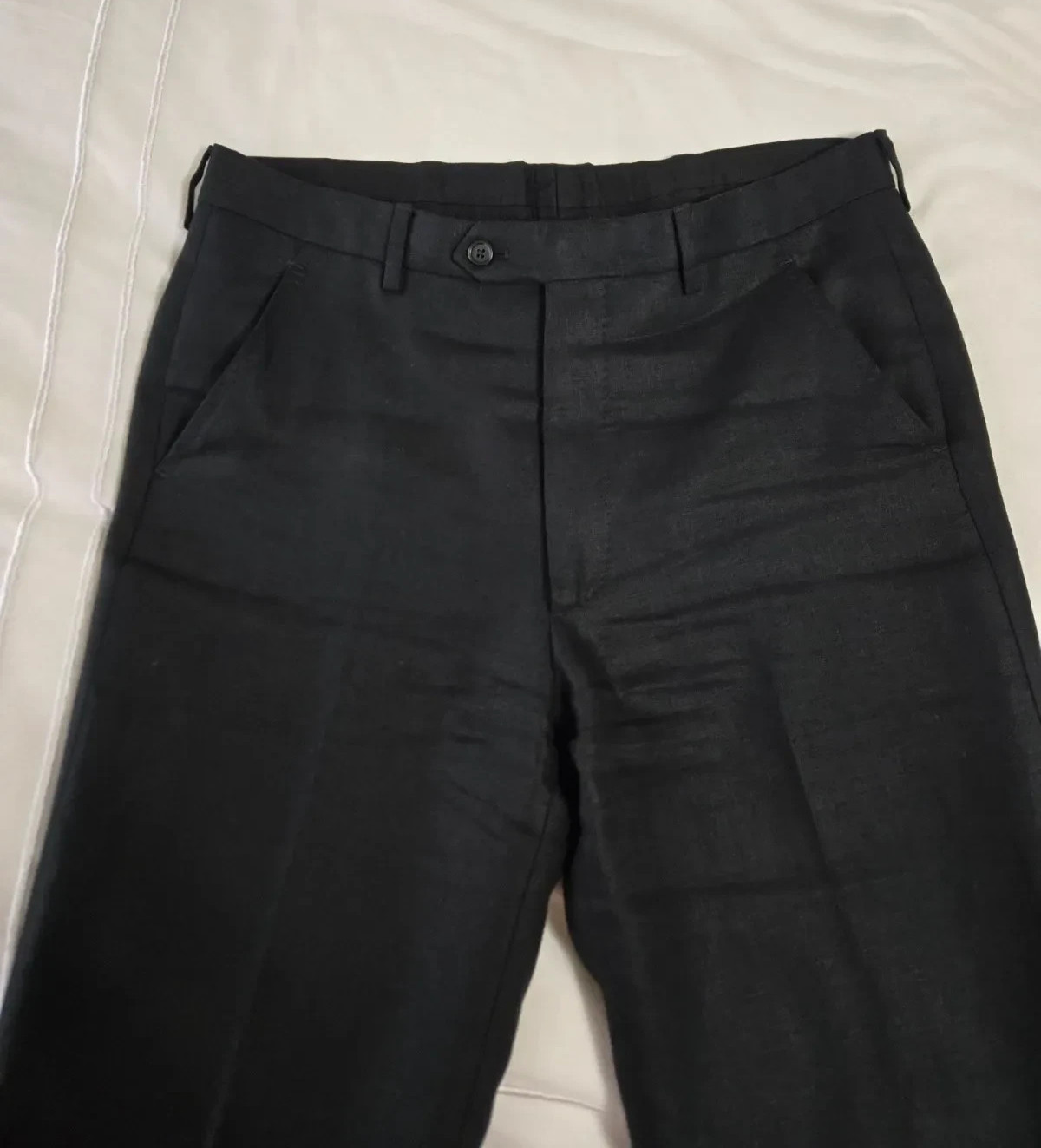 Husbands Paris Black Linen Suit EU 48 / 40 US 38 / 30 Gucci Vault Archive Rare