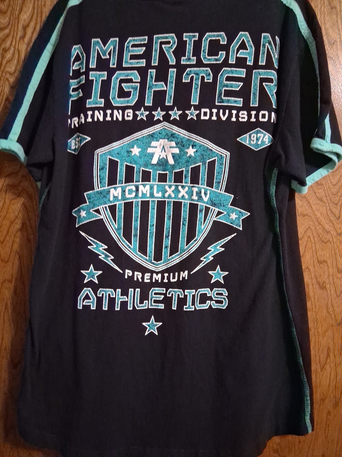American Fighter Black T-shirt SIZE L