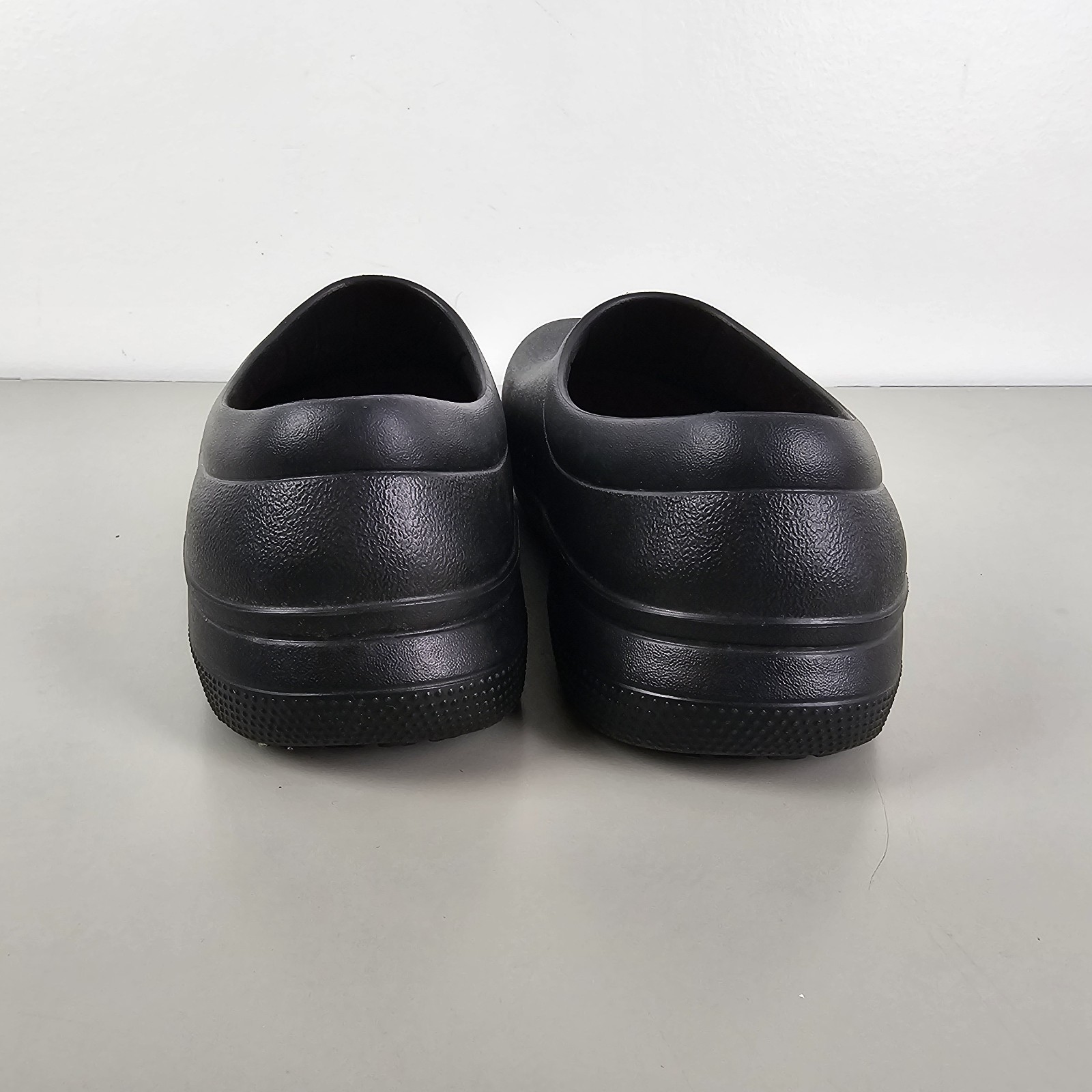 Crocs At Work On the Clock Literide Slip On Safety Shoes Black Mens Size 11