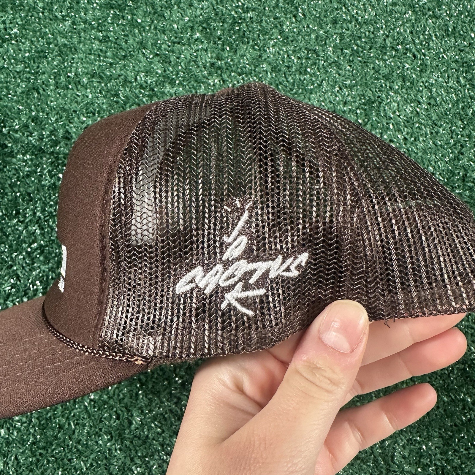 Futura Laboratories Travis Scott Cactus Jack Exclusive Brown Trucker Hat New