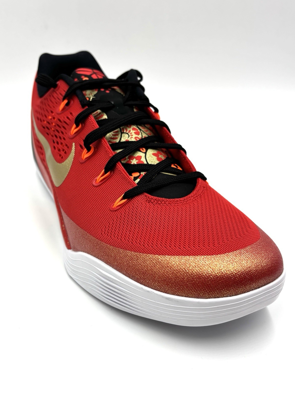 Nike Kobe IX EM Protro China University Red Metallic Gold IH1400-600 SIze 16
