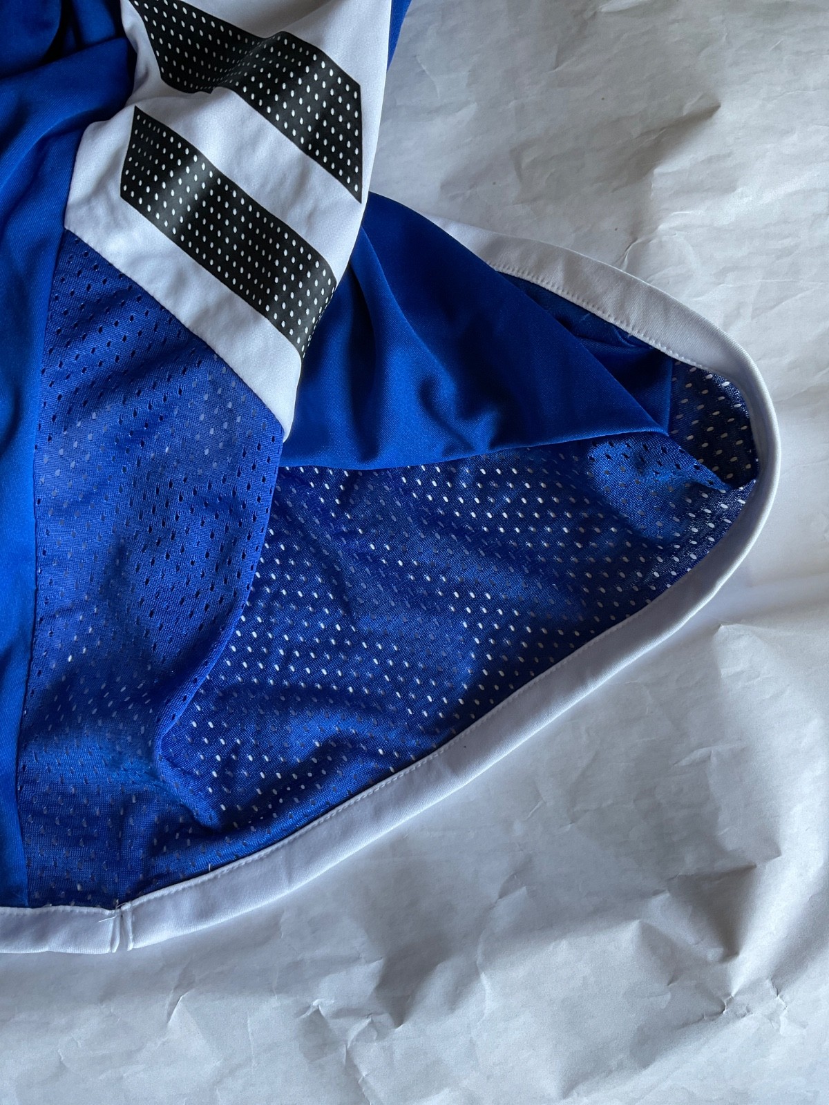 Adidas Pro Madness Short Polyester Royal Blue New Men 4XL 9 In Inseam Basketball