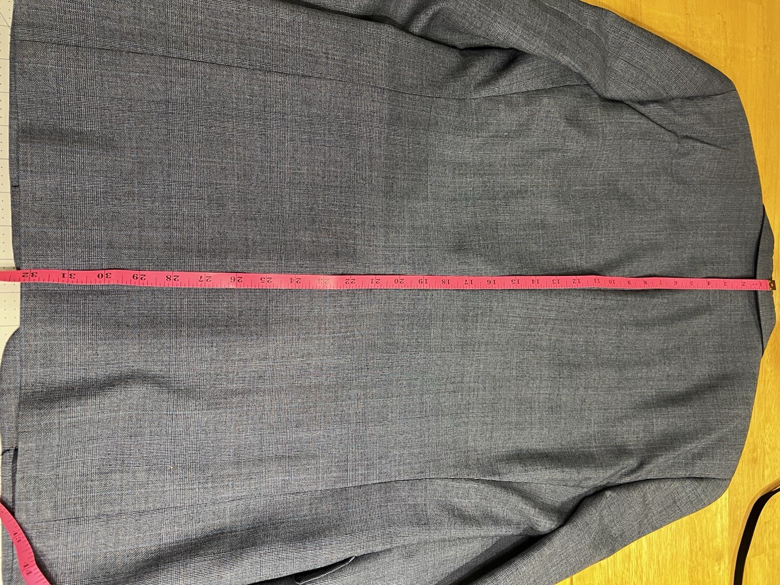 Hart Schaffner Marx Men’s Blue Wool 3 Piece Suit