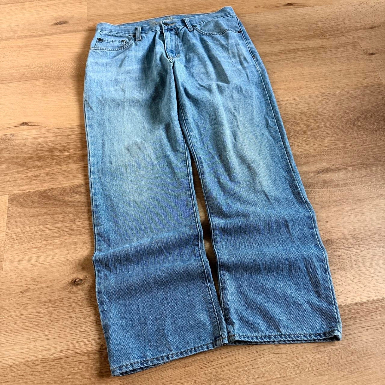 Old Navy Regular Fit Jeans 33×30 Blue Denim Straight Leg Y2K Vintage