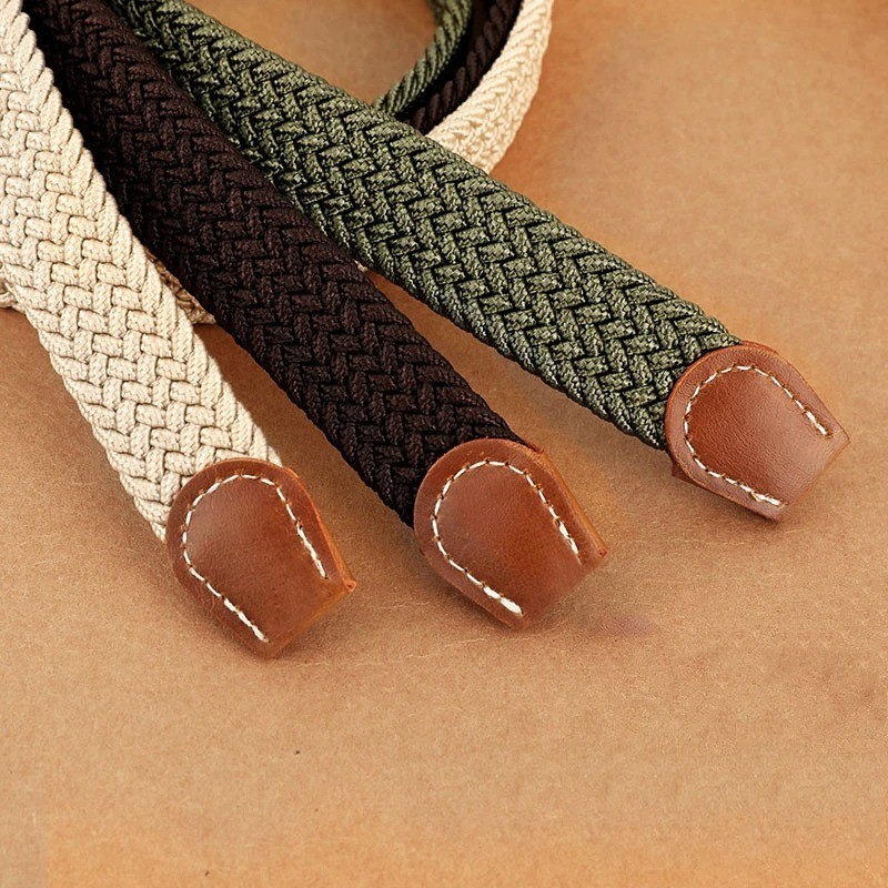 Elastic Fabric Braided Belt,Enduring Stretch Woven Belt for Unisex Men/Women/Jun
