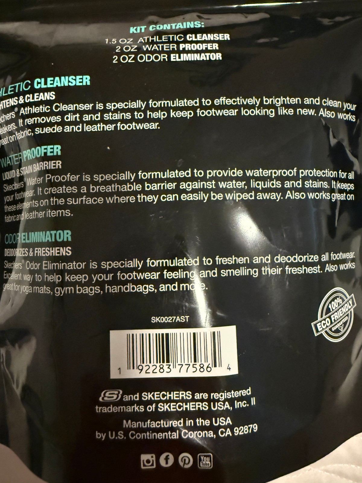 Sketchers Athletic Care Kit