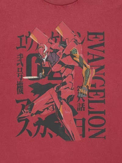 PSL GU x EVANGELION Graphic T-shirts Short Sleeve Japan limited XS-3XL NEW 2026