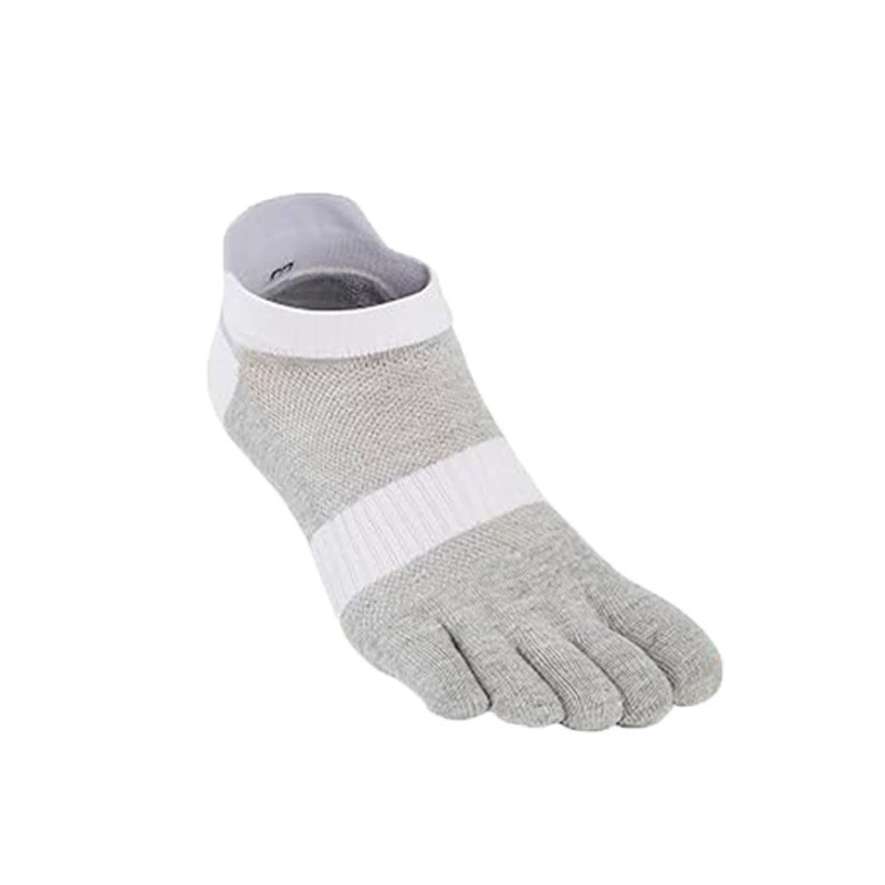6 Pairs Five Finger Toe Low Cut Men Sport Solid Athletic Ankle Work Cotton Socks