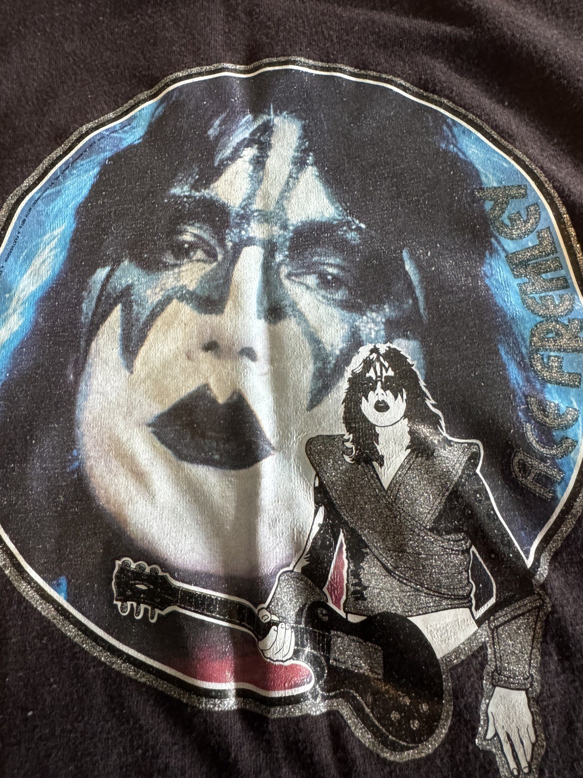 Ched Quality Knits by Anvil Vintage Ace Frehley T-Shirt Medium