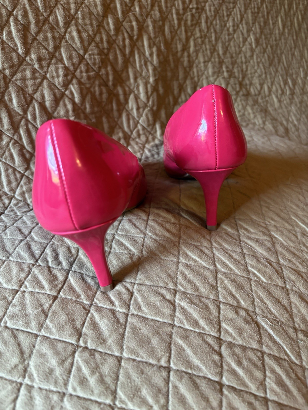 Comfort Plus by Predictions Karmen Women Pump 8 Work Dress Hot Pink Patent Heel