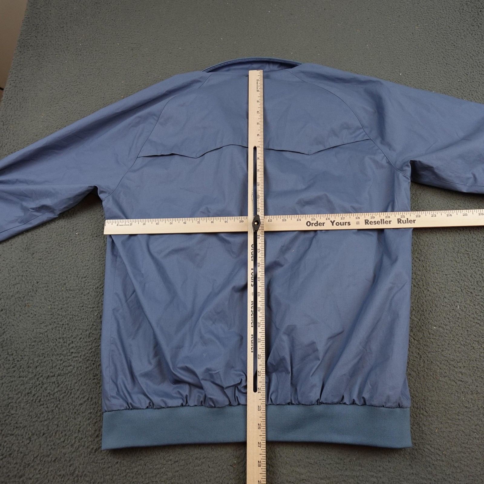Ben Sherman New Core Harrington Jacket Mens XL Blue Windbreaker Full Zip 0047822
