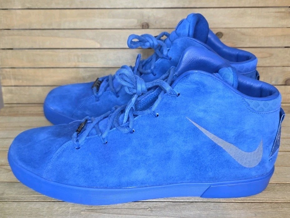Nike LeBron XII 12 NSW Lifestyle QS Game Royal Suade 716417-400 James Sz 13 Shoe