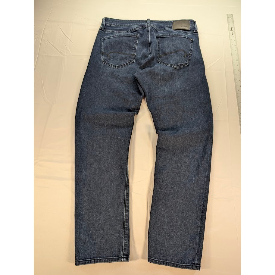 Mavi Marcus Slim Straight Leg Jeans Mens 34 Dark Wash Denim Blue Pants